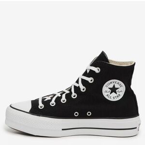 Converse platform All Star Black High-Tops 8.5 women’s